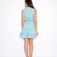 Baltic Sea Eyelet Smocked Waist Dress