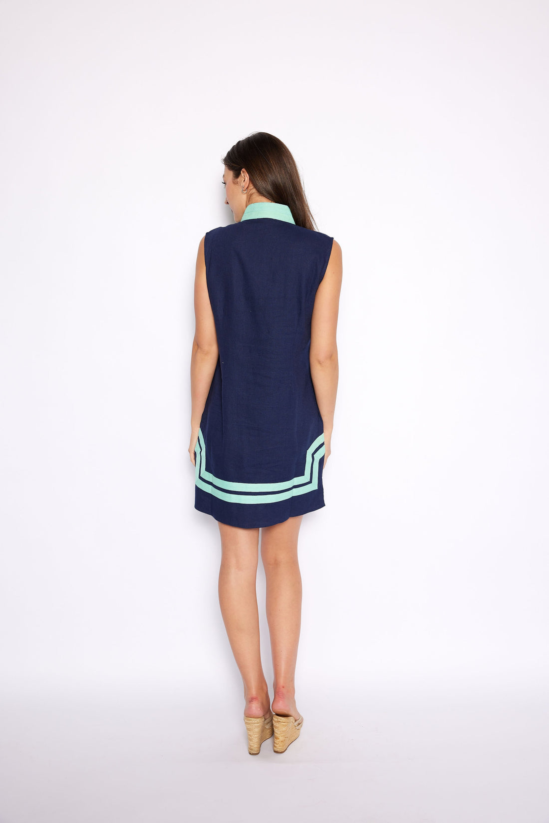 Navy Sleeveless Classic Tunic