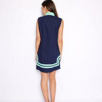 Navy Sleeveless Classic Tunic