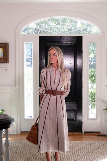 The Belted Shirt Dress