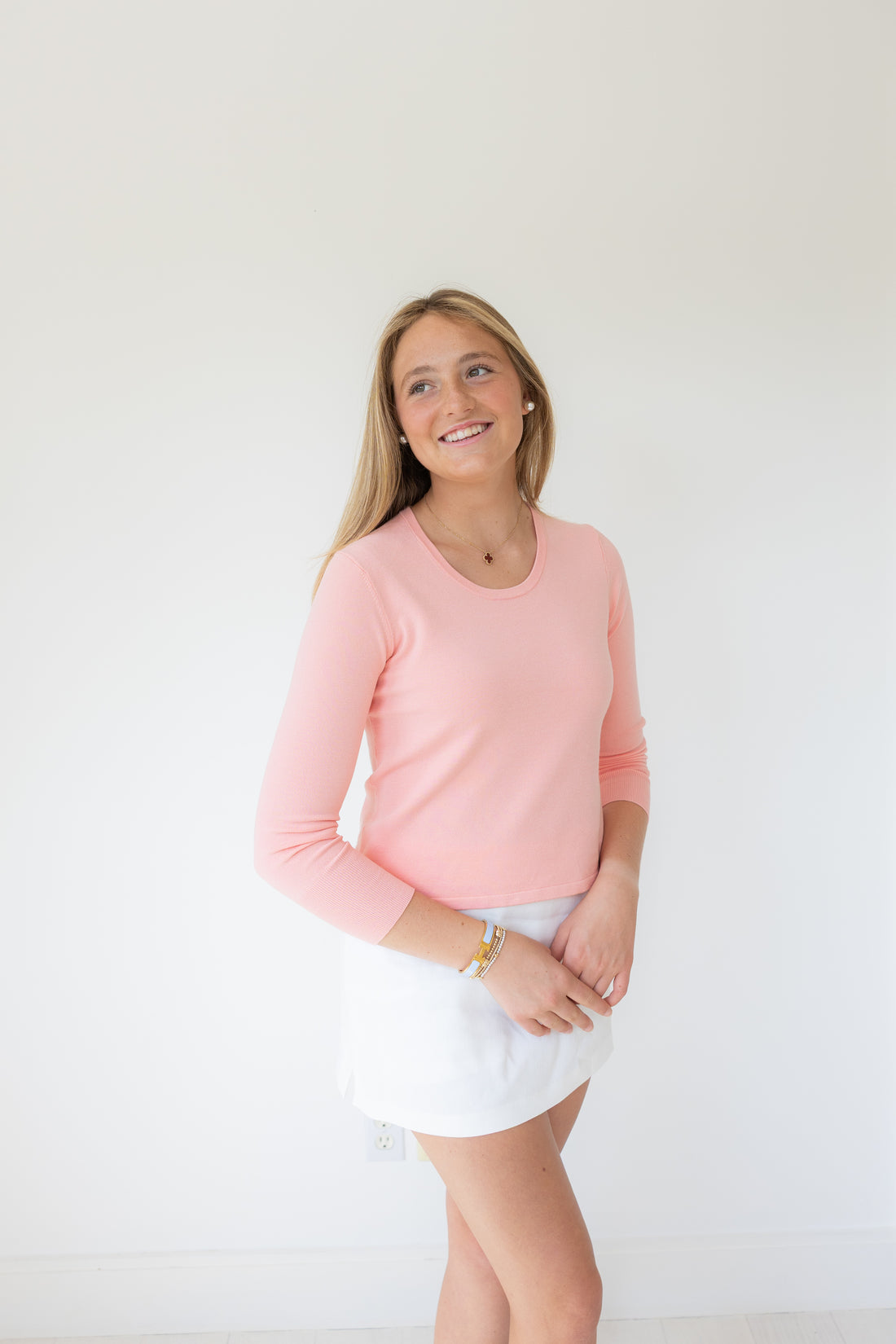 Spindrift Blush Chandler Sweater