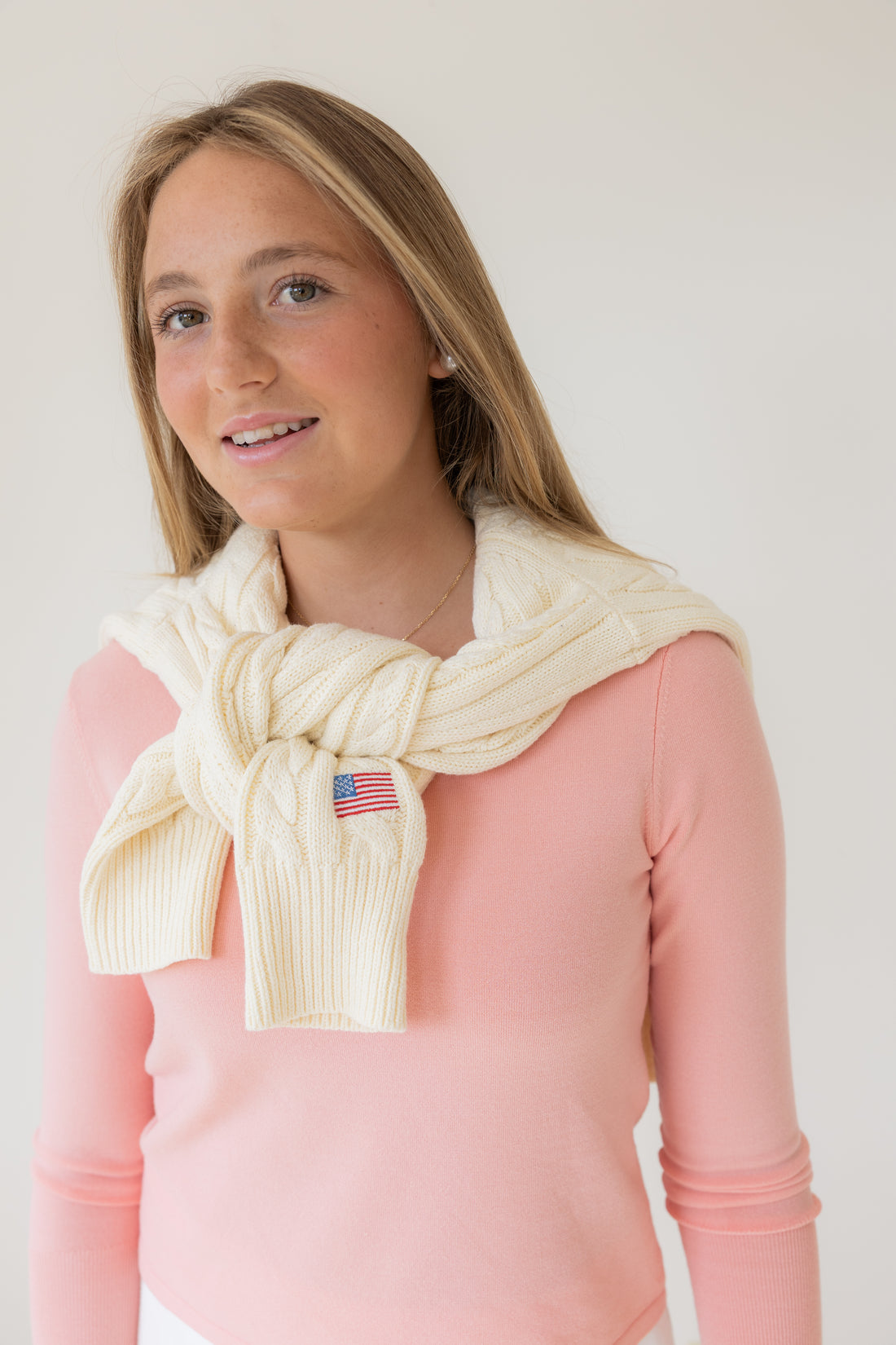 Fog White Lincoln Sweater