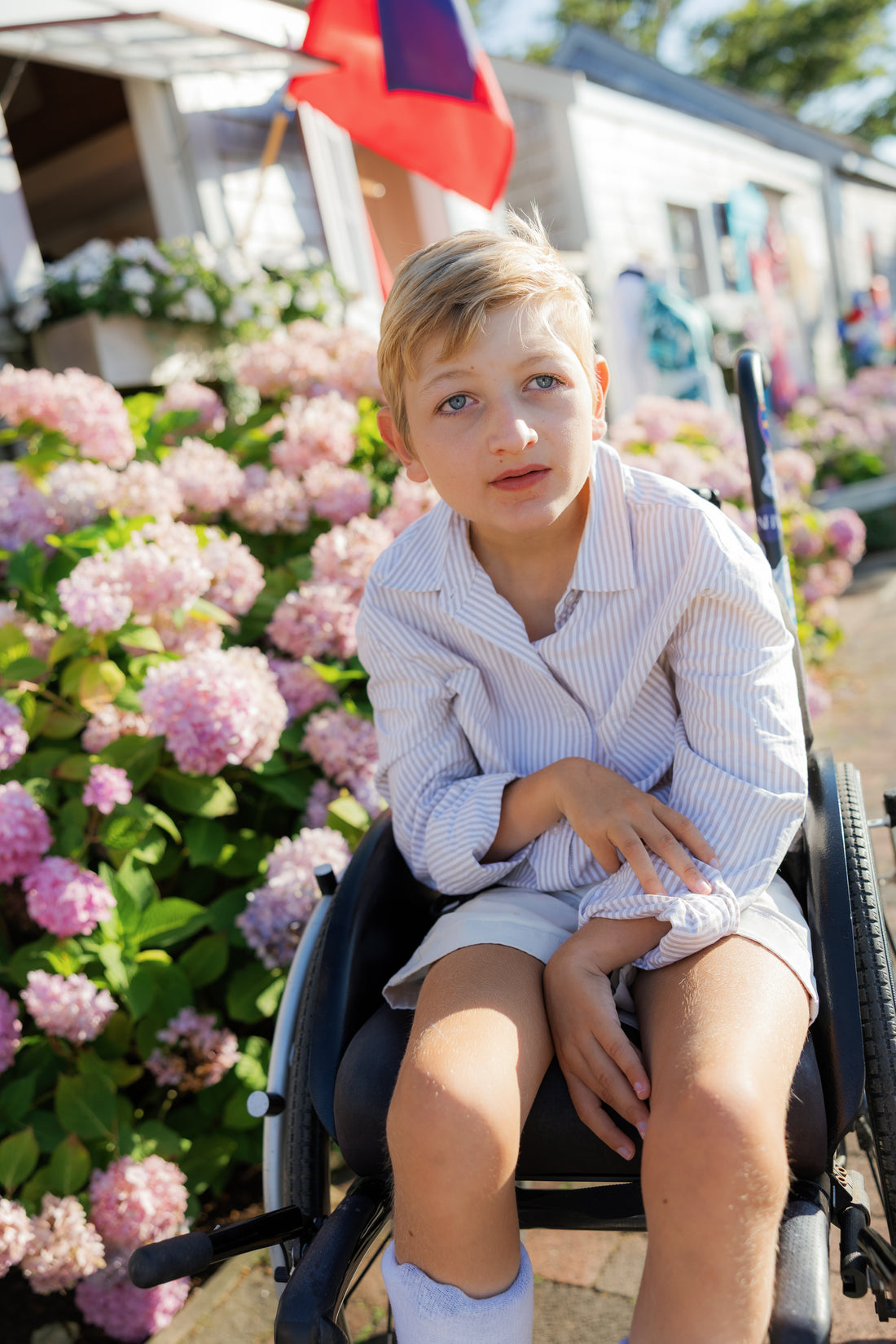 Sand Dune Stripe Willet Kids Oxford