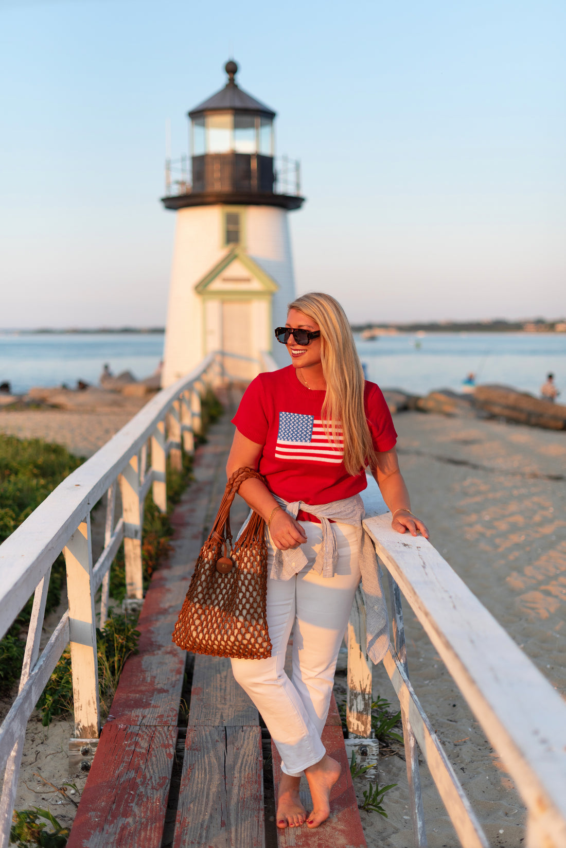 The Americana Short Sleeve Sweater