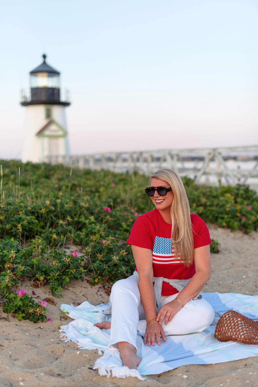 The Americana Short Sleeve Sweater