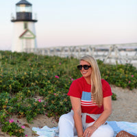 The Americana Short Sleeve Sweater