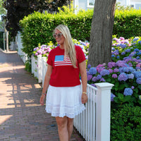 The Americana Short Sleeve Sweater