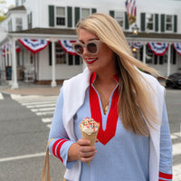 The Nantucket Seersucker Caftan