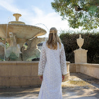 The Jet Setter Eyelet Caftan