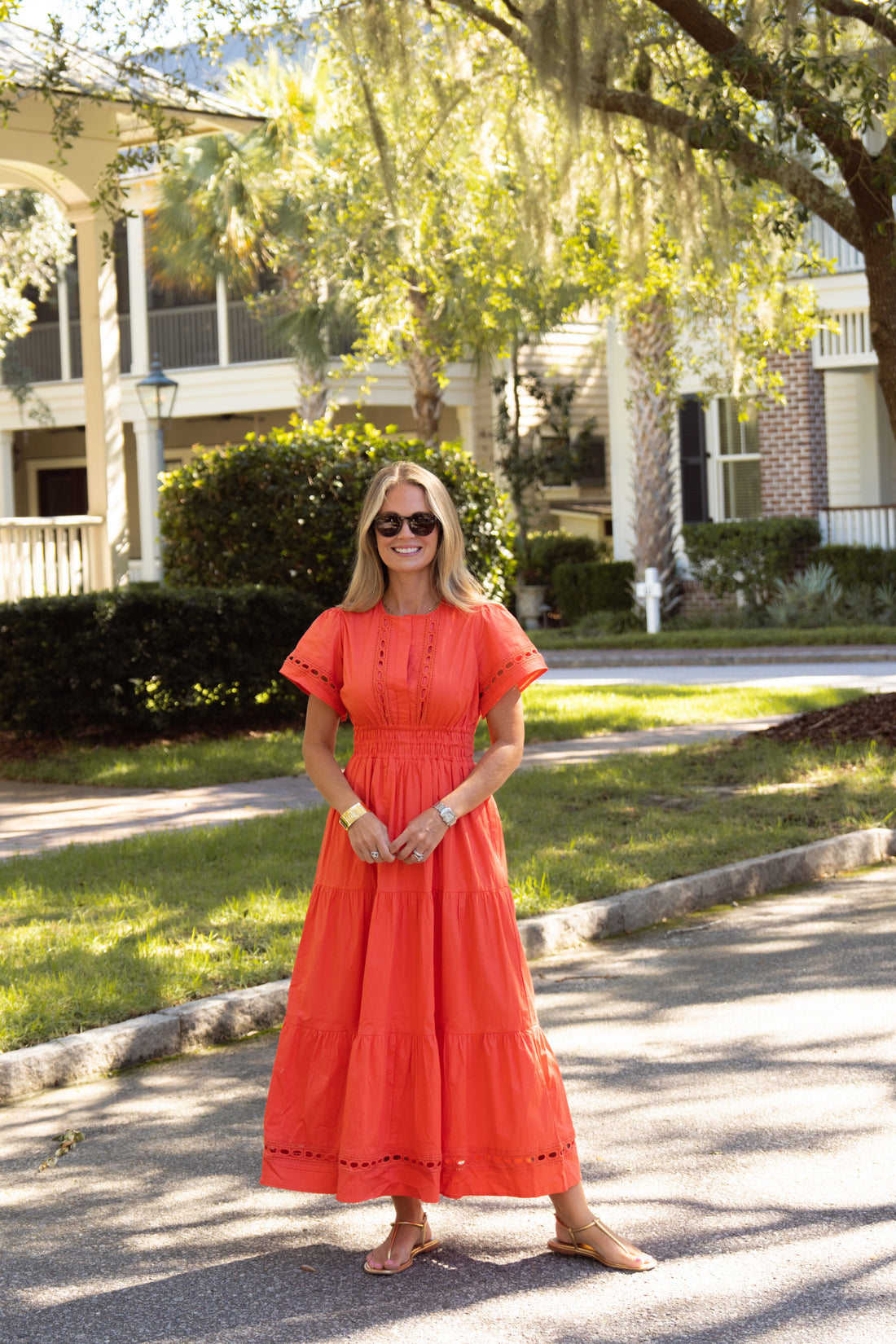 Sail to Sable Lauren Dress CORAL / XXL / CSP26317 Sail to Sable Lauren Dress CORAL / XXL / CSP26317