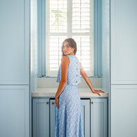 Seashell Print Maxi Skirt Set