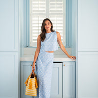 Seashell Print Maxi Skirt Set