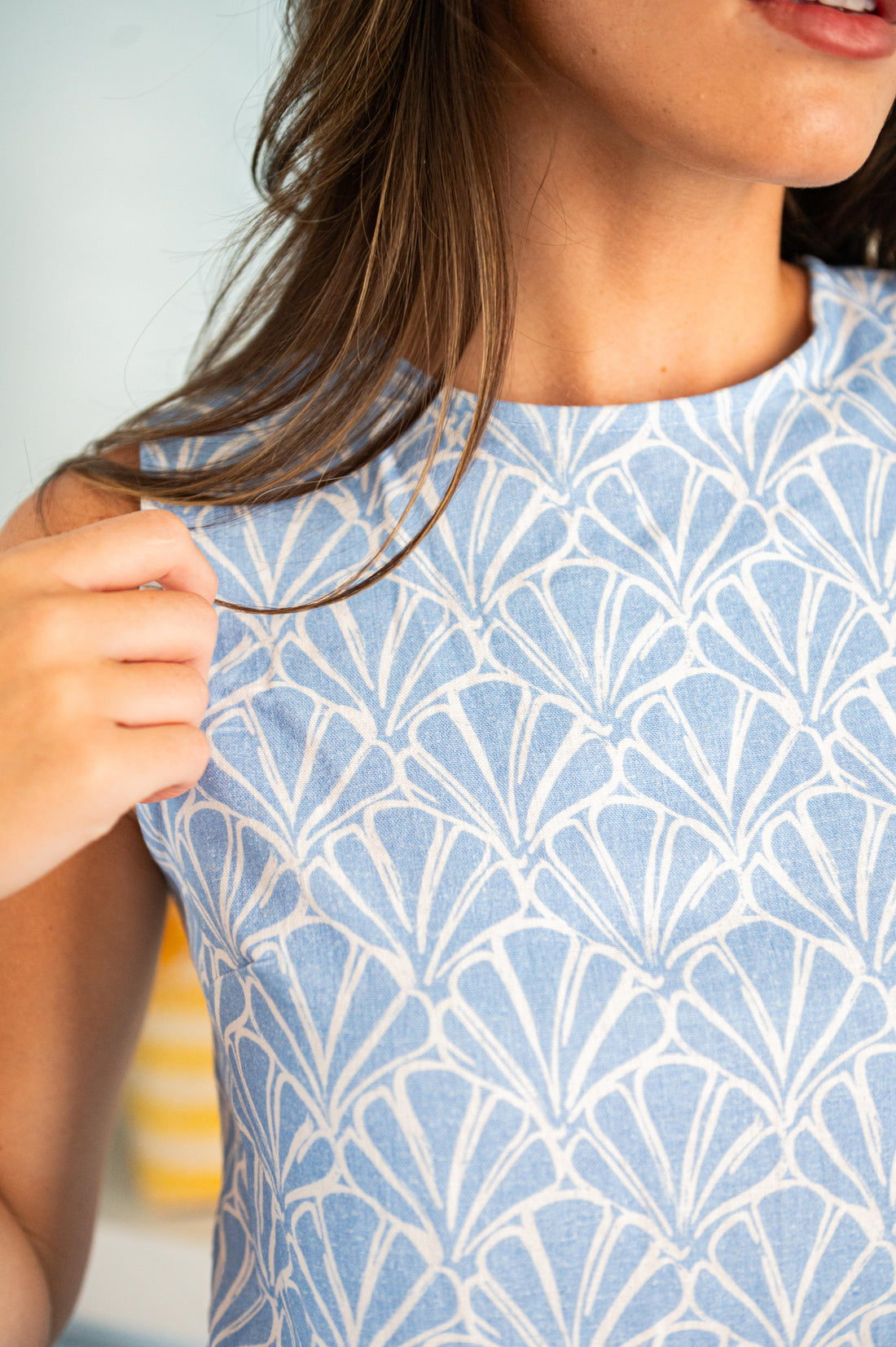 Seashell Print Maxi Skirt Set