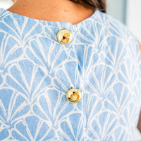 Seashell Print Maxi Skirt Set