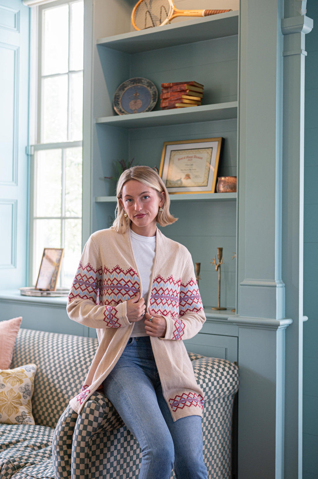 Camel Tie Front Cardigan