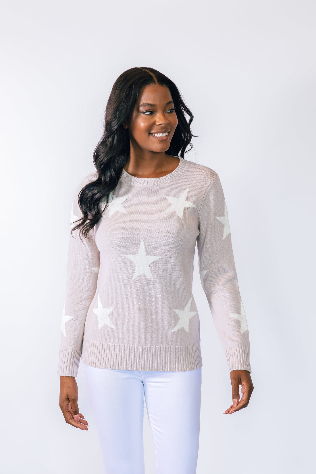 Camel Star Sweater