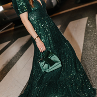 Emerald Ava Sequin Maxi Dress