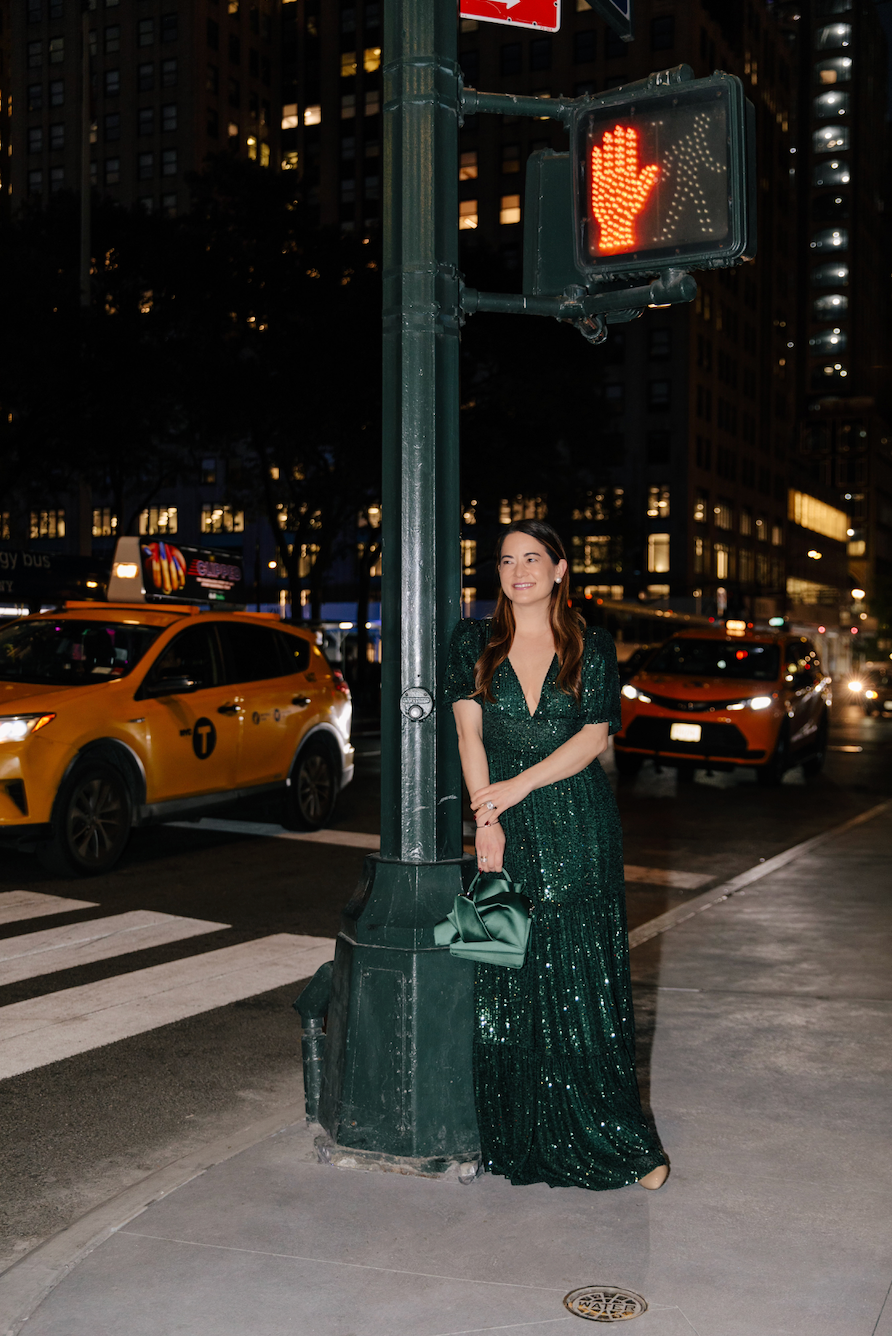 Emerald Ava Sequin Maxi Dress