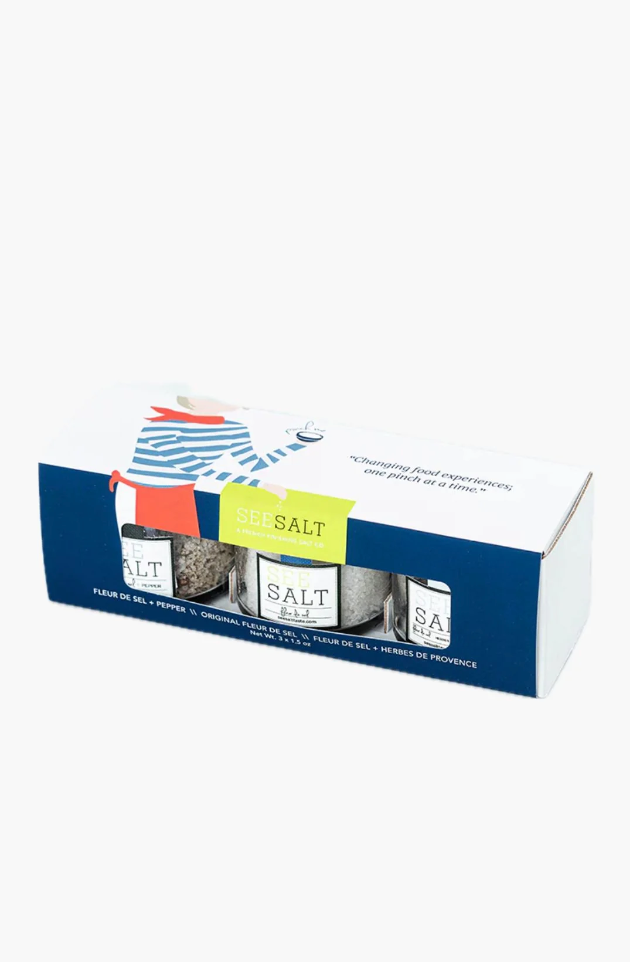 SEE SALT French Kitchen Finishing Sea Salt Set