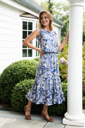 STS x CK Bradley Tiered Midi Skirt