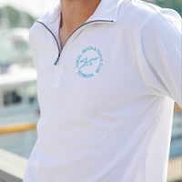 CBC Men's White Quarter Zip