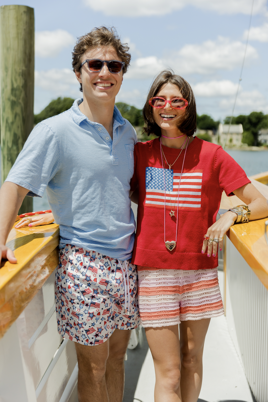 The Americana Short Sleeve Sweater