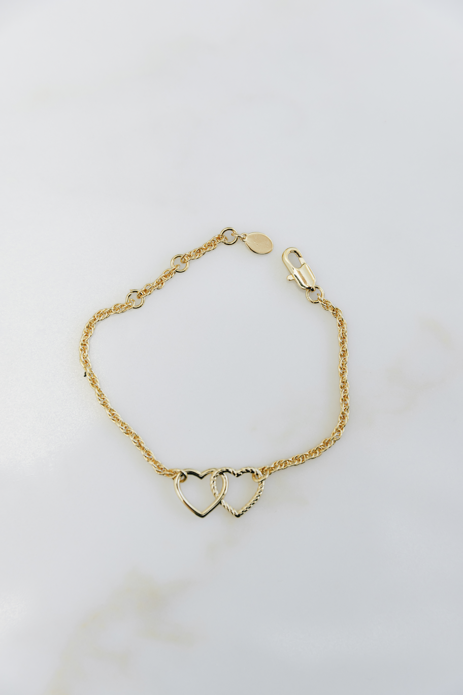 The Rope Chain Heart Bracelet