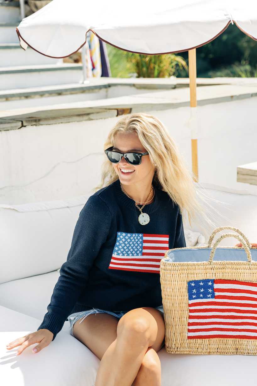 Navy Classic Flag Sweater