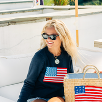 Navy Classic Flag Sweater