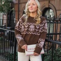 The Boathouse Block Print Sweater