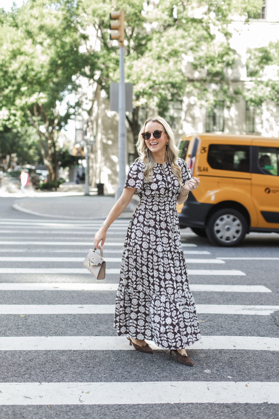 The Carnegie Cinched Waist Midi Dress