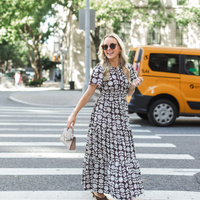The Carnegie Cinched Waist Midi Dress