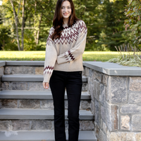 Camel Fair Isle Sweater