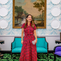 Red Tartan Abby Shirt Dress