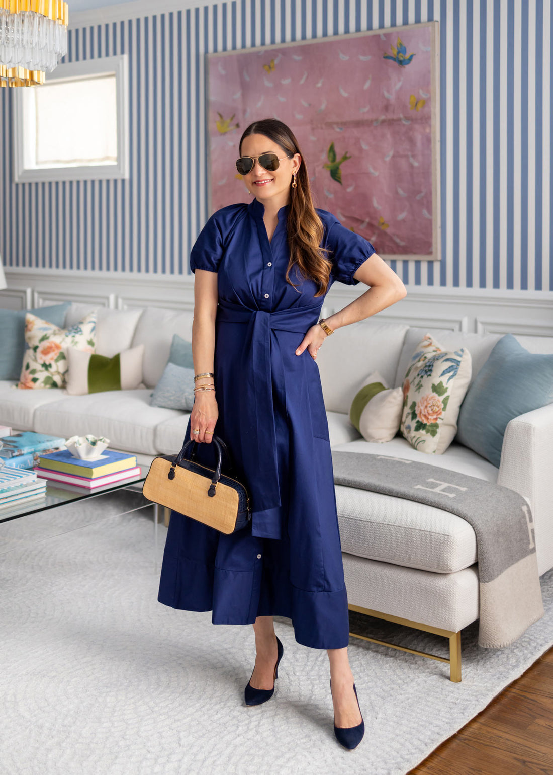 Navy Abby Dress
