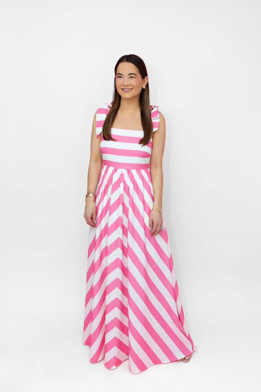 Megan Stripe Maxi Dress