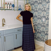 Blackwatch Plaid Maxi Skirt