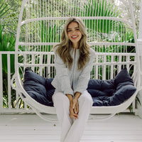 Blue Tweed Cropped Jacket