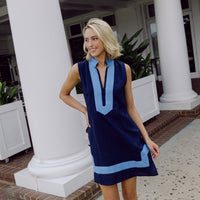 Navy Sleeveless Classic Tunic