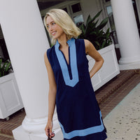 Navy Sleeveless Classic Tunic