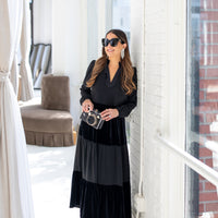 The Anne Velvet Midi Dress