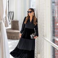 The Anne Velvet Midi Dress