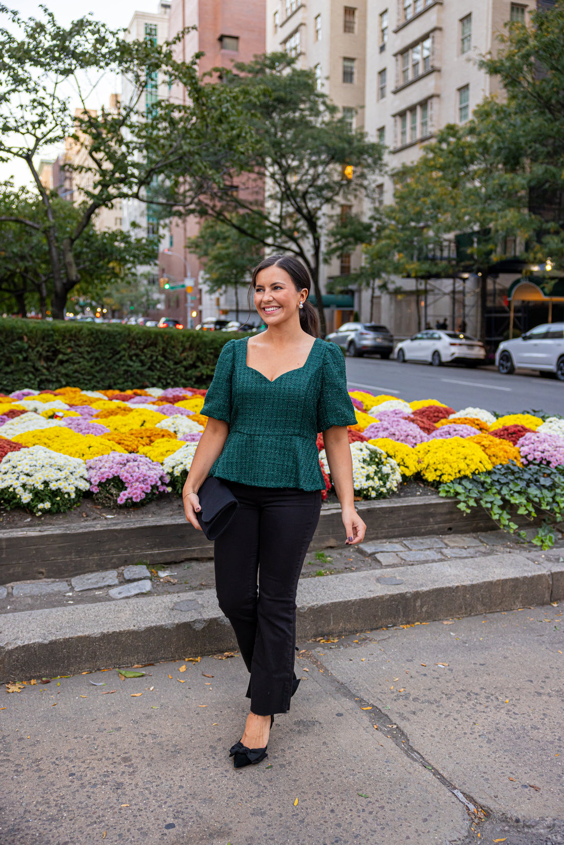 Emerald Luna Puff Sleeve Top