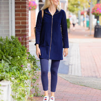 Zip Front Fleece Coat