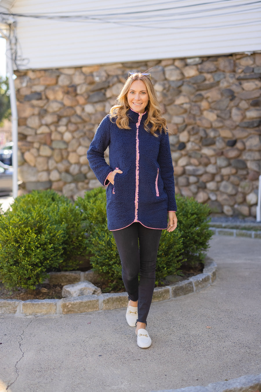 Zip Front Sherpa Jacket