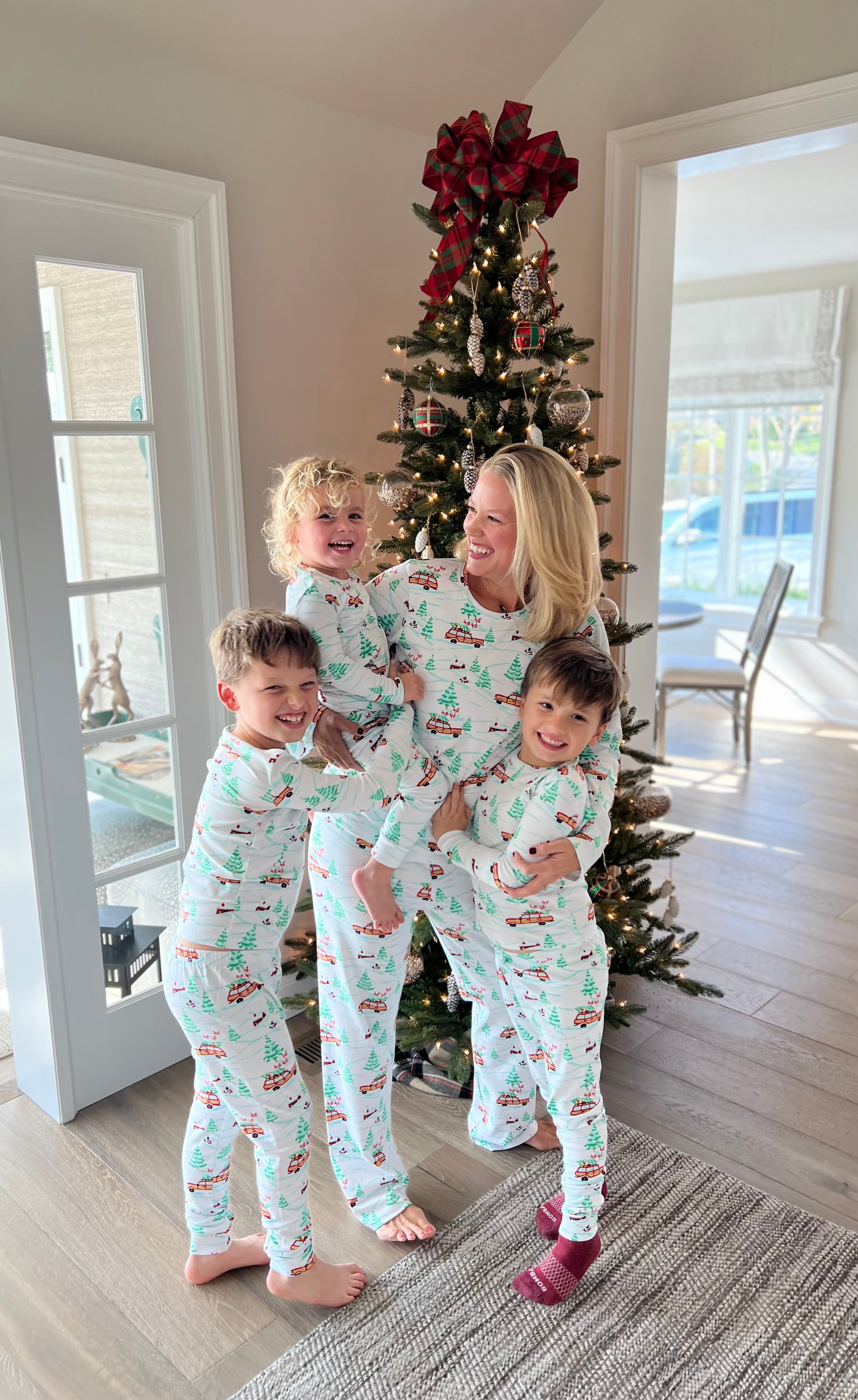 Curetivity Adult Tree Pajamas Sail to Sable