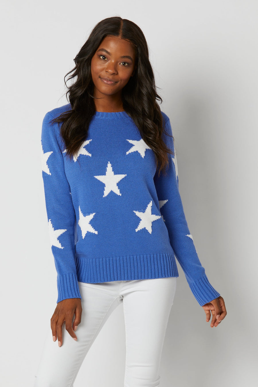 Indigo Blue Star Sweater