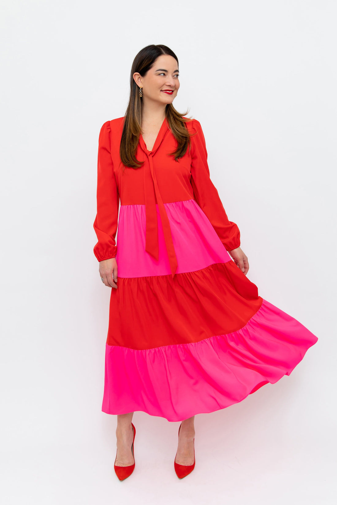 Anne Color-block dress – Sail to Sable